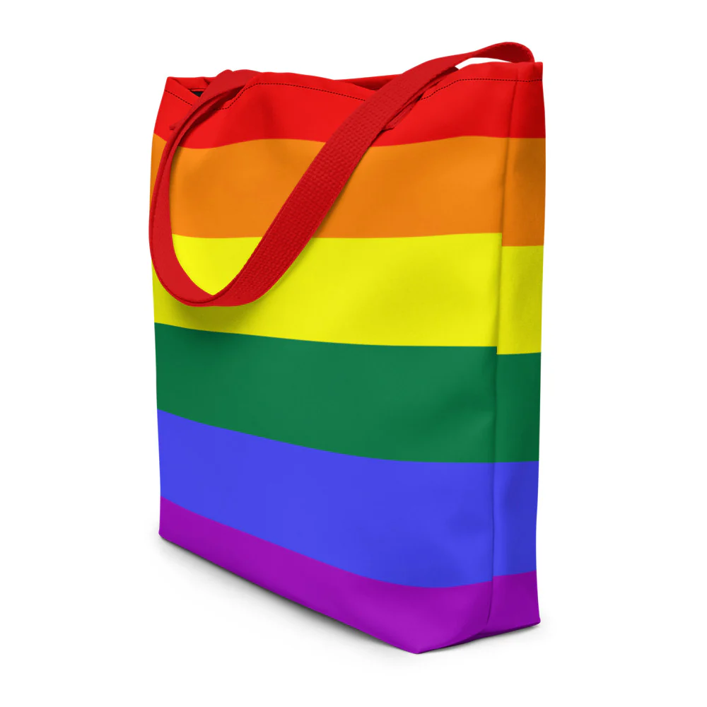 Gay Pride Extra Large Tote Bag