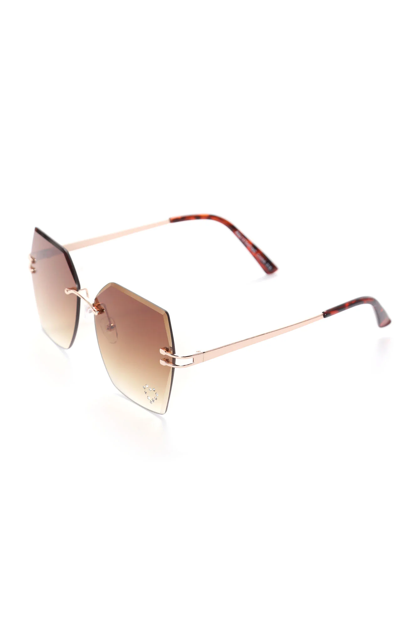 Sweetheart Sunglasses - Brown