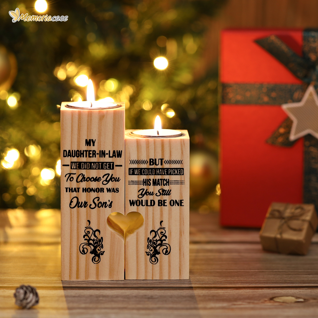 To My Daughter-In-Law - Candle Holders Vintage Candlesticks