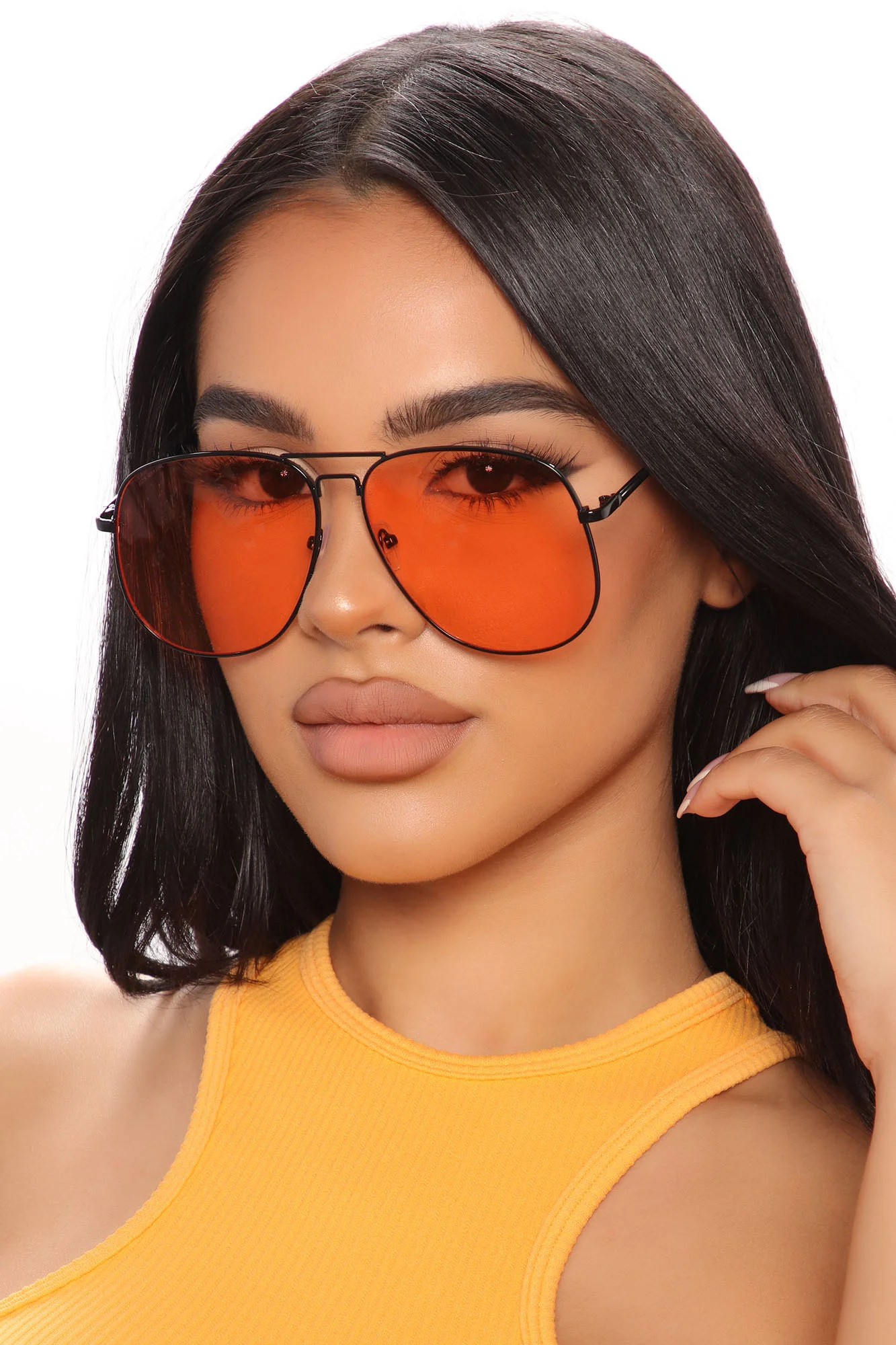 Catching Sunsets Sunglasses - Orange