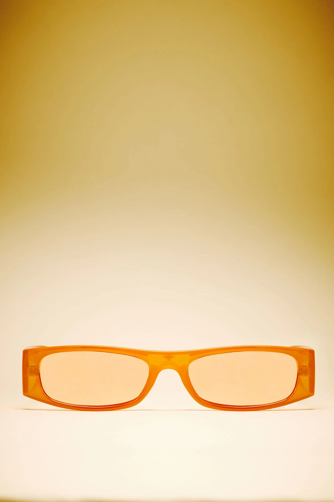 Setting Boundaries Square Sunglasses - Orange