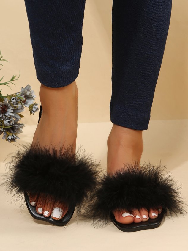 Sexy Feather Classy Sandals