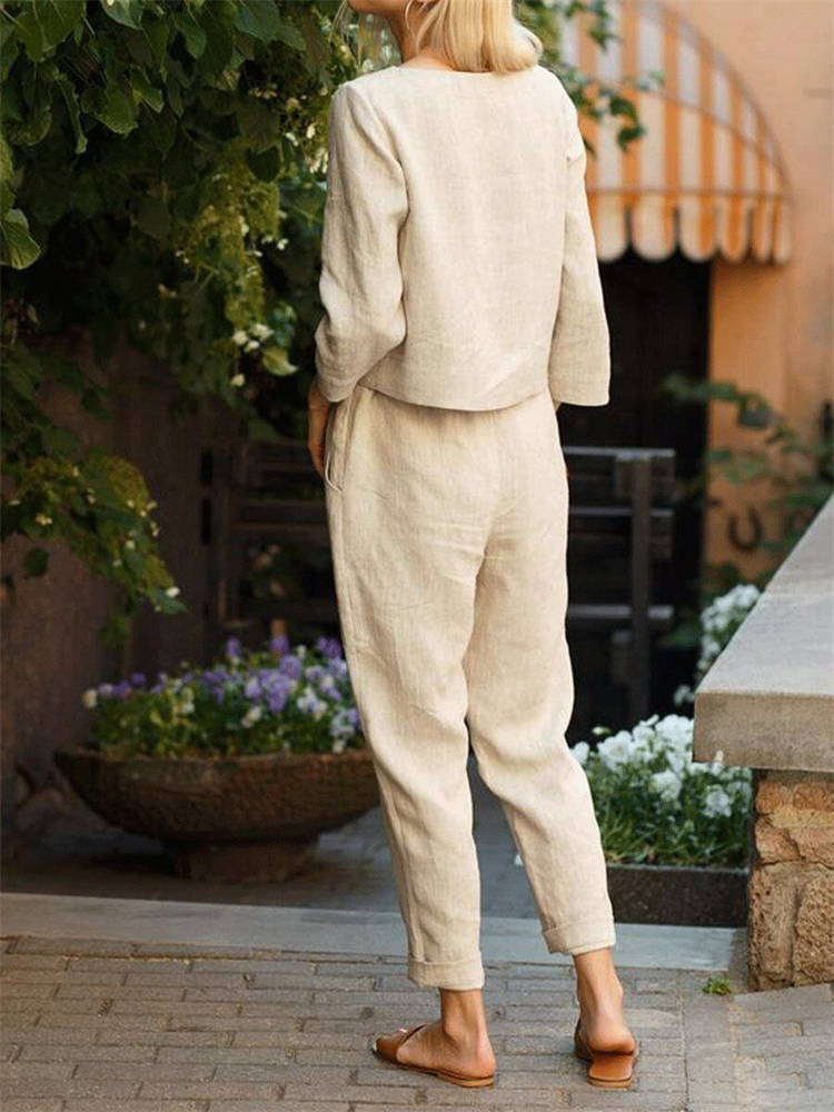 Casual Comfy Top & Pants Suit