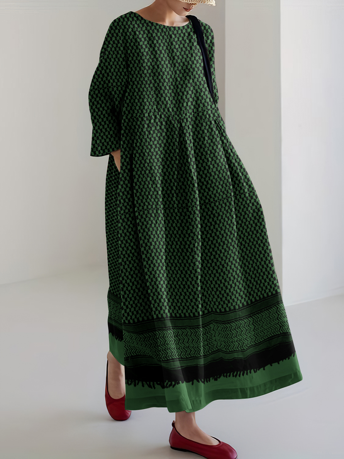 We Hope Peace Forever And Be Freedom Art Linen Blend Maxi Dress