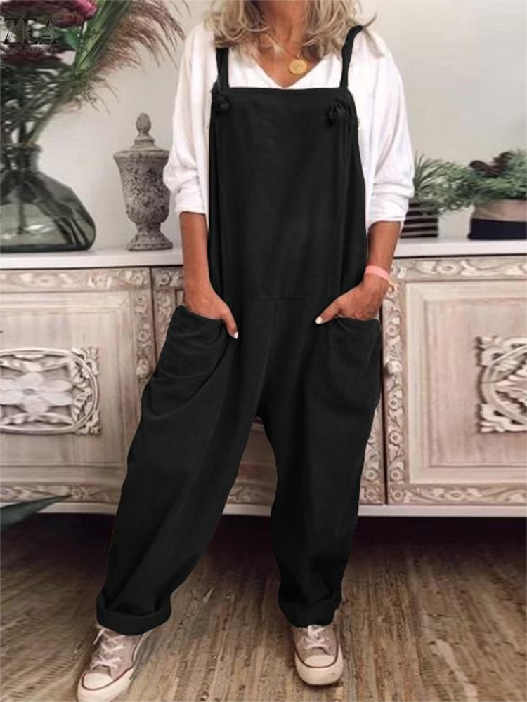 Big Pockets Cocoon Oversize Jumpsuit