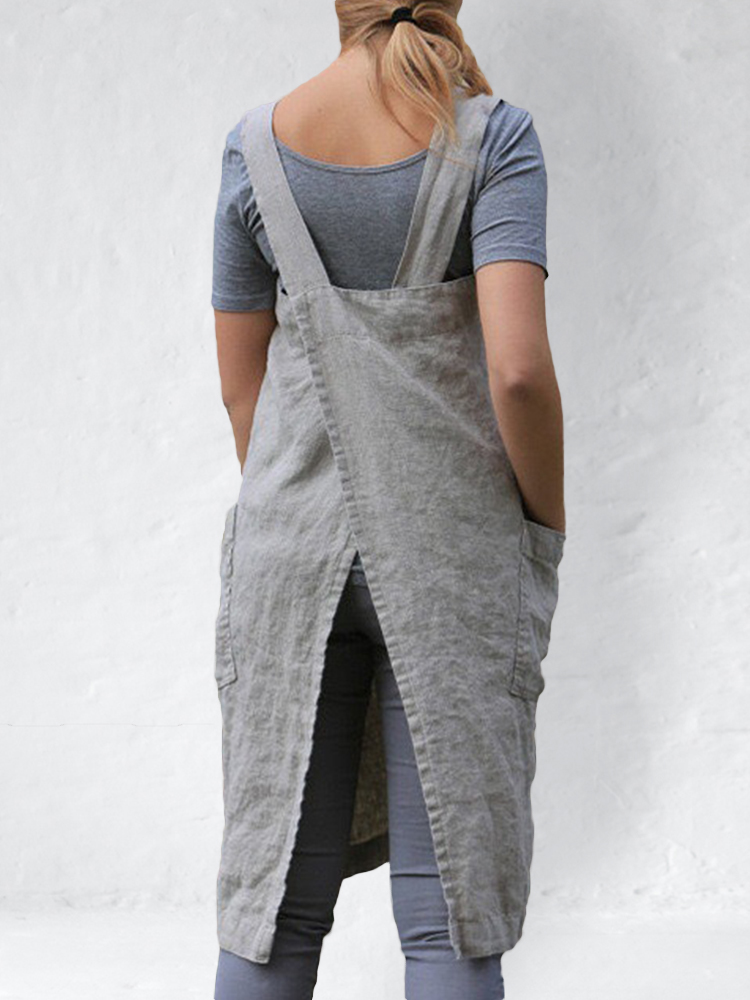 Simple Utility Cross Back Apron