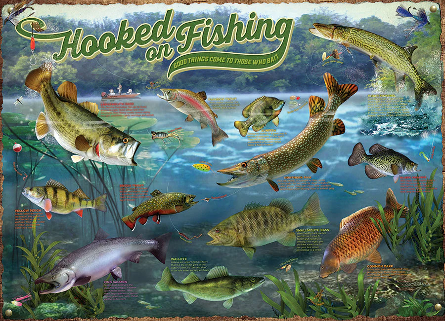 Hooked on Fishing 1000 Piece