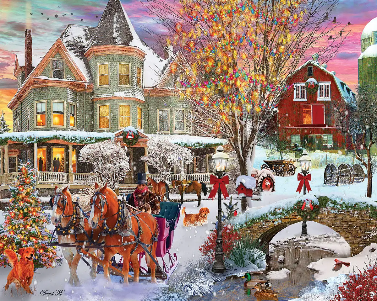 Christmas Time (1751pz) 1000 Piece Jigsaw Puzzle