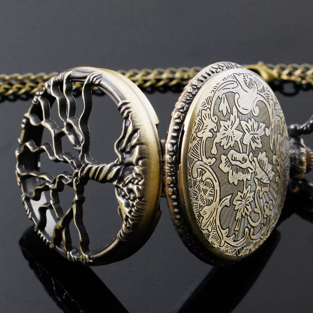 Men Women Quartz Pocket Watches Fashion Steampunk Pocket Watch Unisex Skull Design Luxury Retro Pocket Watch
