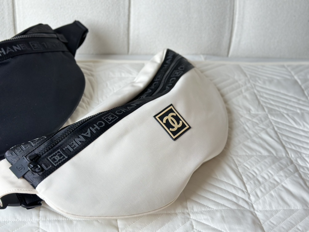 CHANEL-TREASURE-LEVEL VINTAGE WAIST BAG AND CHEST BAG