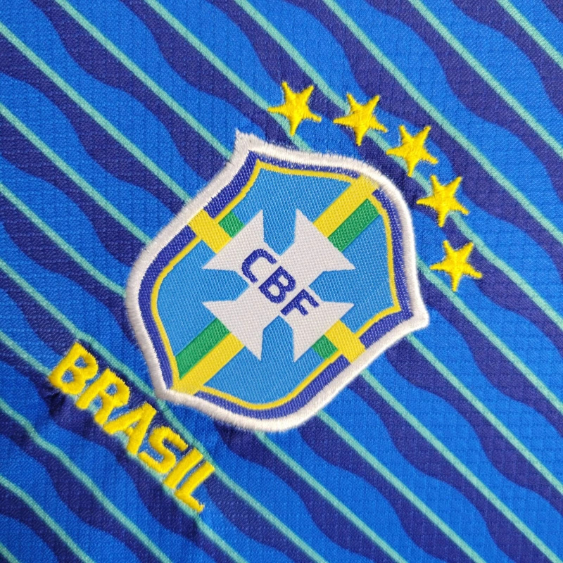 Brazil 2024 Away Stadium Kids Kit - SOCCERDEALSHOP