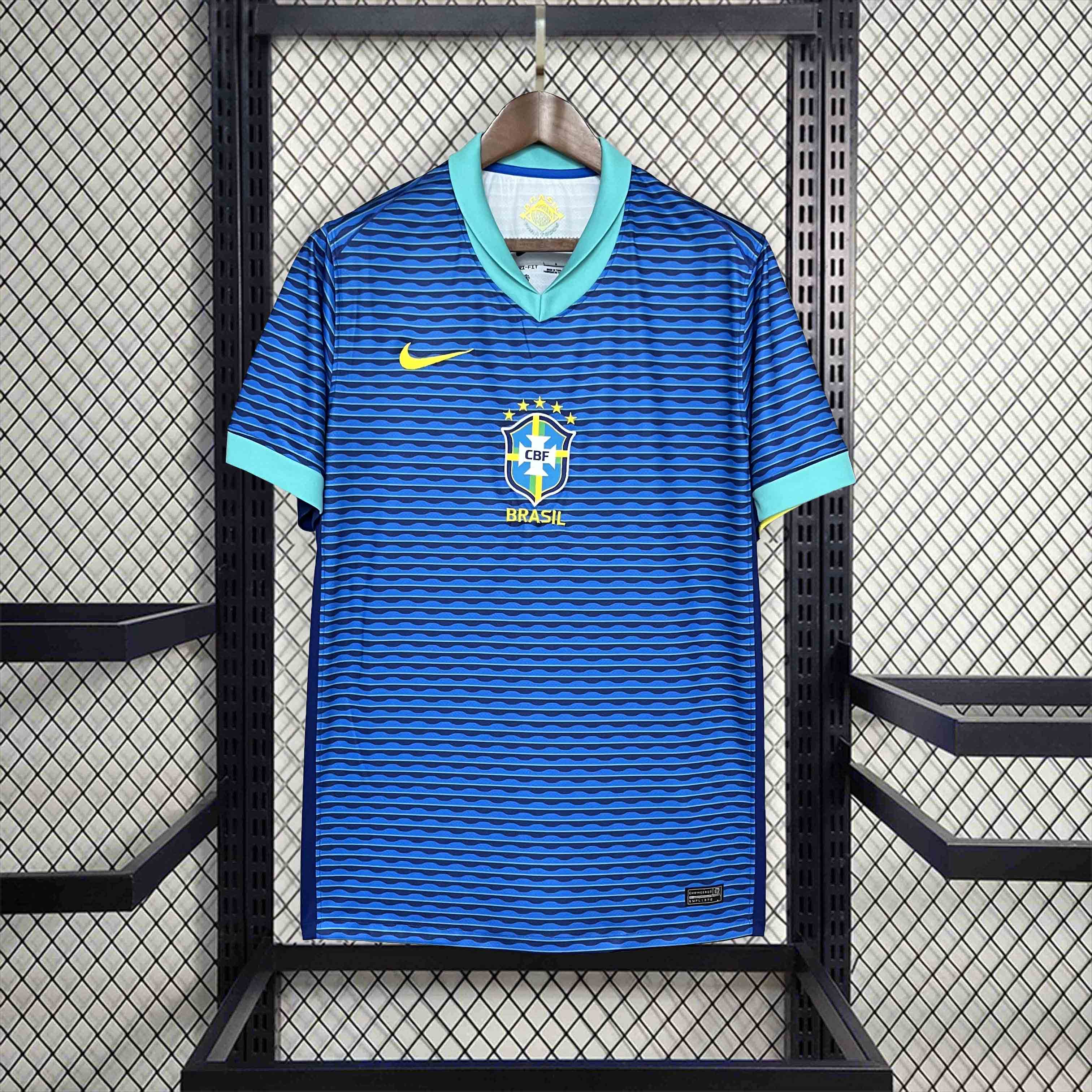 Brazil 2024 Away Stadium Jersey - Fans Version - SOCCERDEALSHOP