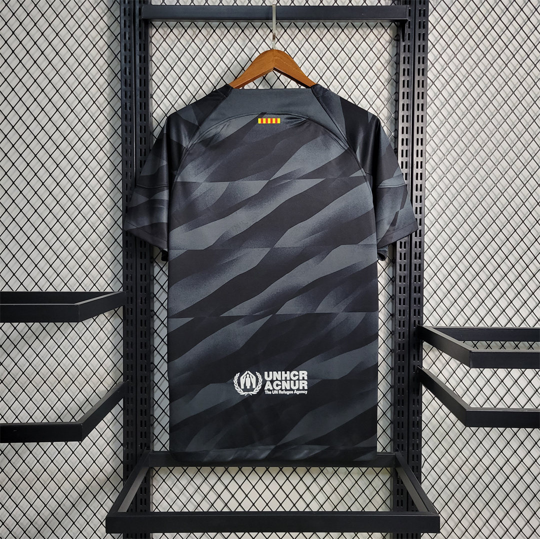 B.A.R.S.A 23/24 Black Goalkeeper Jersey - Fans Version - SOCCERDEALSHOP