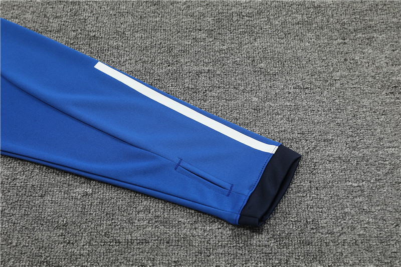 Algeria 23-24 Long Sleeve Training Set -Black and Blue - SOCCERDEALSHOP