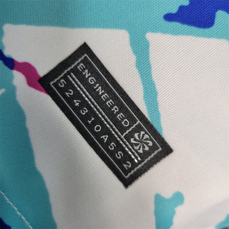 B.A.R.S.A 23/24 White Training Jersey - Fans Version - SOCCERDEALSHOP