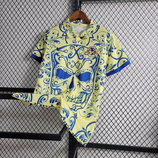 América 23-24 Yellow Special Editon Polo Shirt - Fans Version - SOCCERDEALSHOP