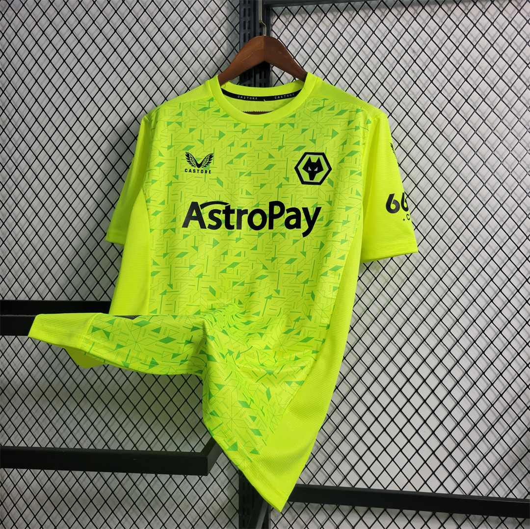 Wolverhampton Wanderers Wolves 23-24 Away Goalkeeper Jersey - Fans Version - SOCCERDEALSHOP