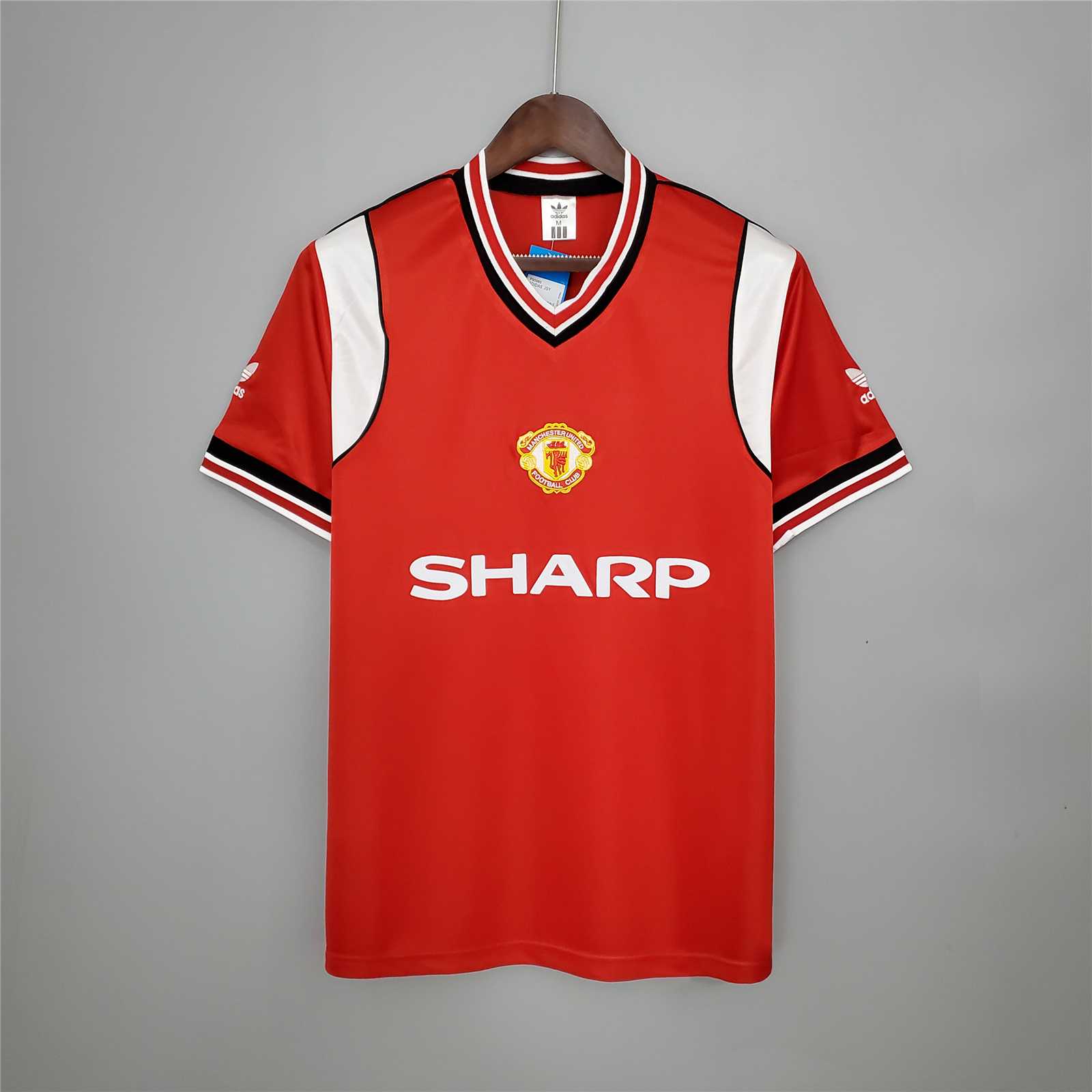 Manchester United Retro 85-86 Home Stadium Jersey - SOCCERDEALSHOP