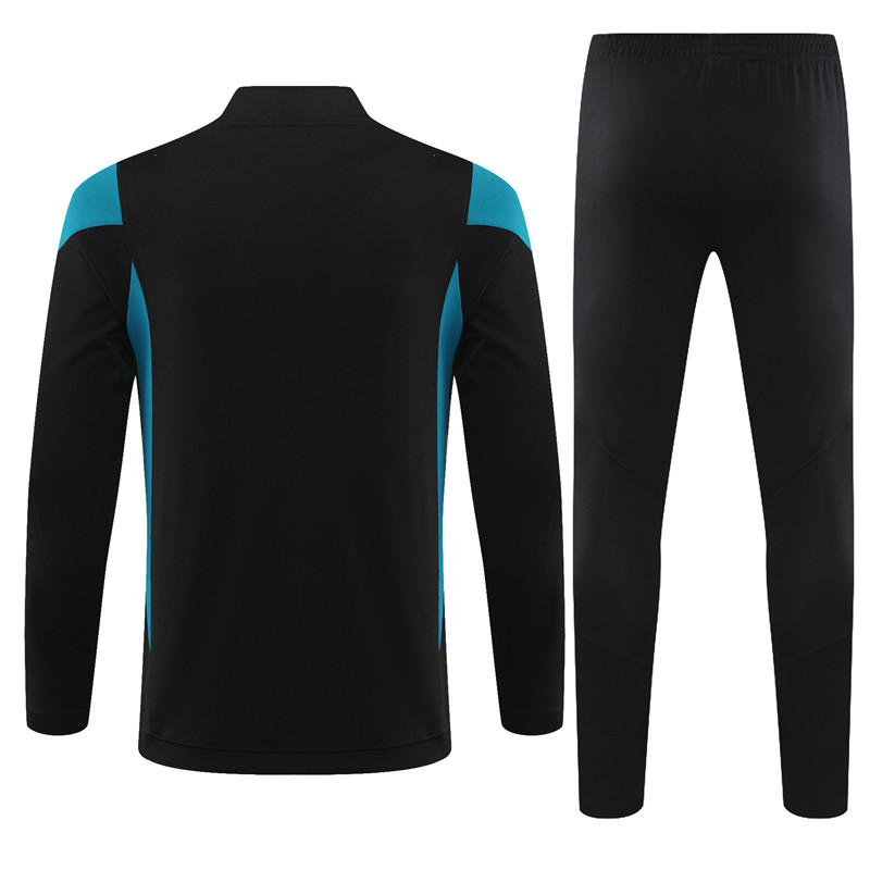 Germany 23-24 Long Sleeve Training Set -Black - SOCCERDEALSHOP