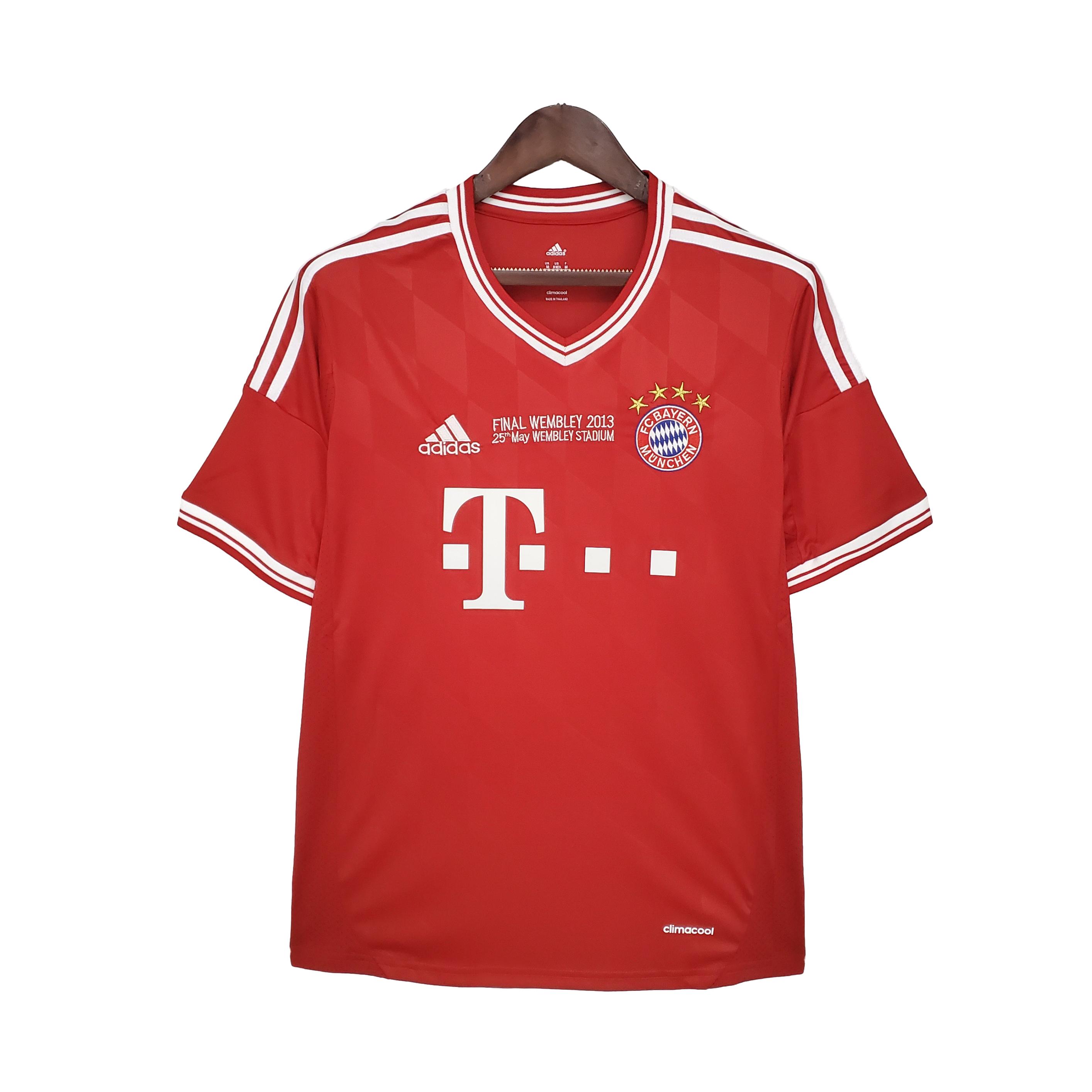 Retro Bayern Munich 13-14 Champions League Final Home Stadium Jersey - SOCCERDEALSHOP