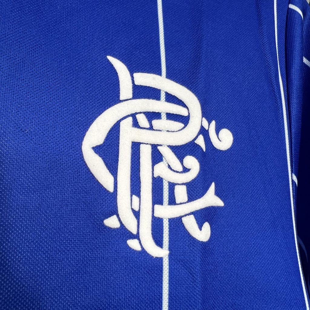 Retro Glasgow Rangers 1982-83 Home Stadium Jersey - SOCCERDEALSHOP