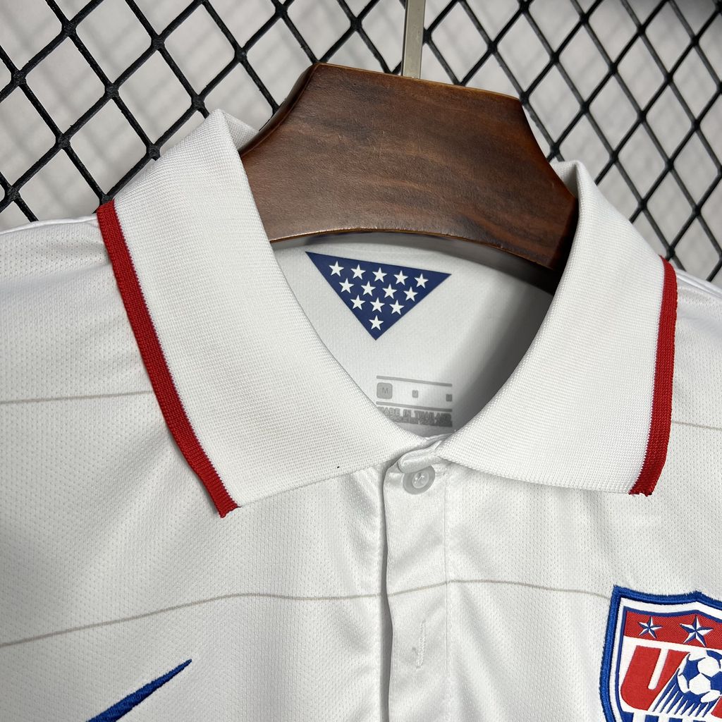 Retro United States USA 2014 Home Stadium Jersey - SOCCERDEALSHOP