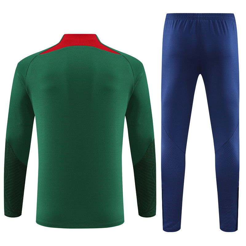 Portugal 23-24 Long Sleeve Training Set -Green - SOCCERDEALSHOP