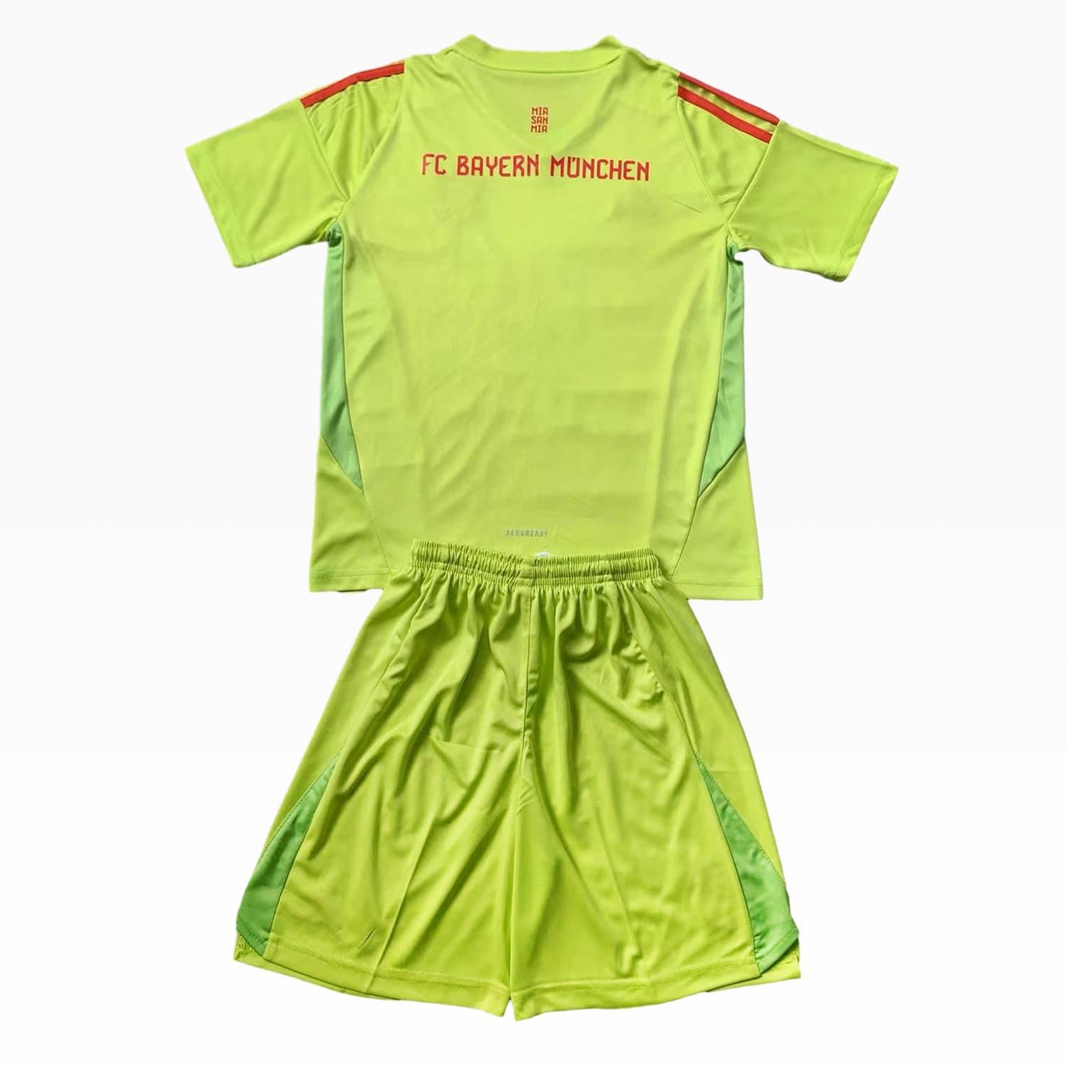 Bayern Munich 24-25 Green Goalkeeper Kids Kit - SOCCERDEALSHOP