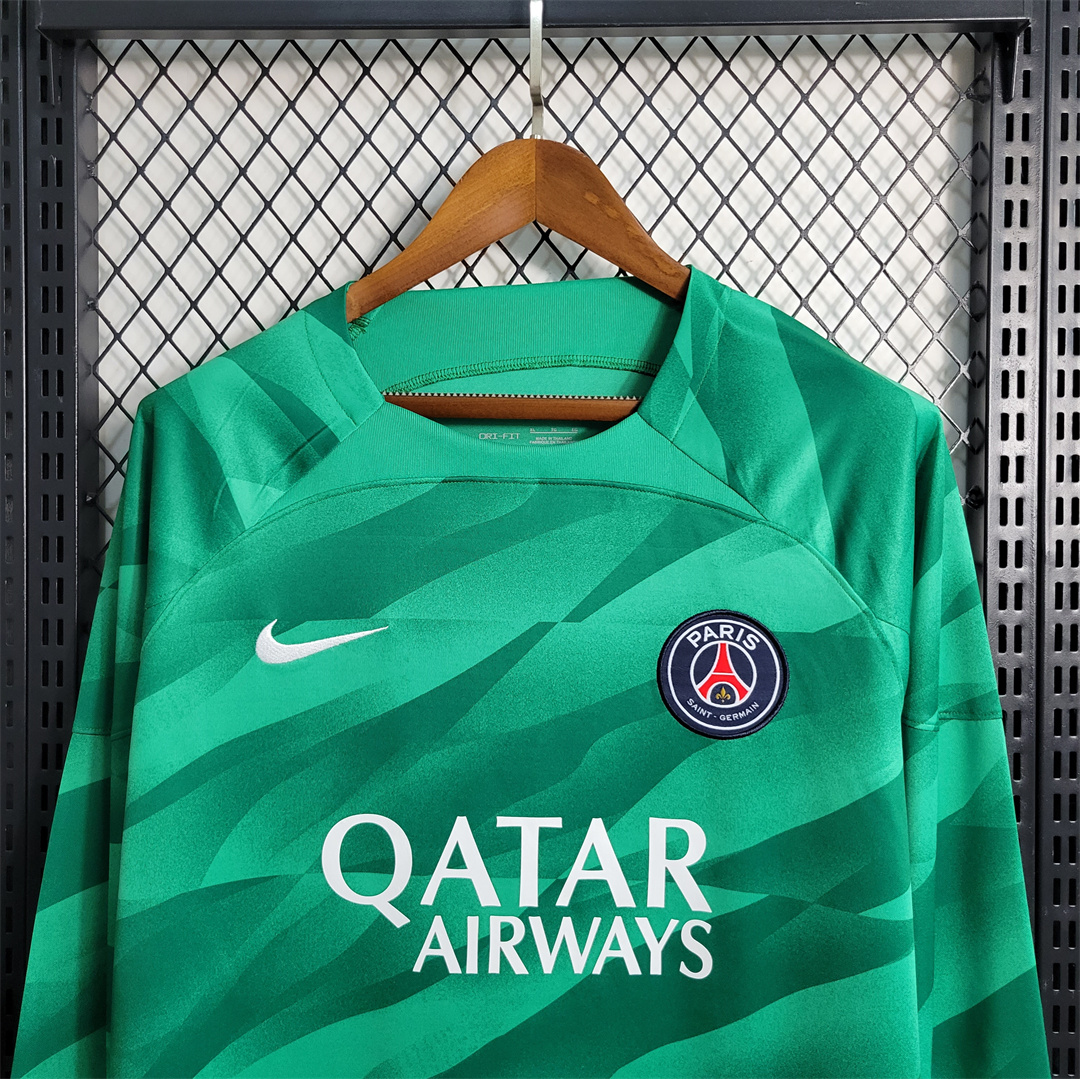 Paris Saint-Germain PSG 23-24 Goalkeeper Long Sleeve Jersey - Fans Version - SOCCERDEALSHOP