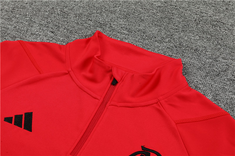 Flamengo 23-24 Long Sleeve Training Set -Red - SOCCERDEALSHOP