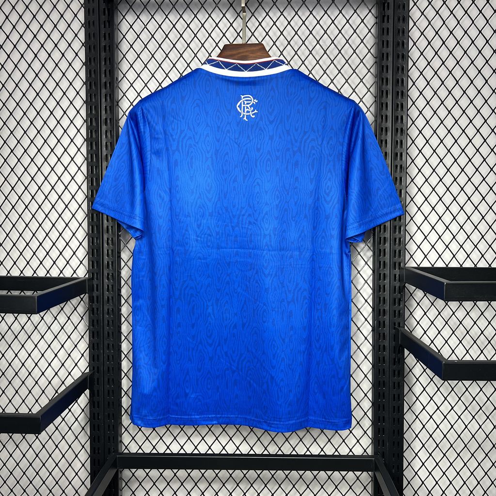 Retro Glasgow Rangers 1990-92 Home Stadium Jersey - SOCCERDEALSHOP