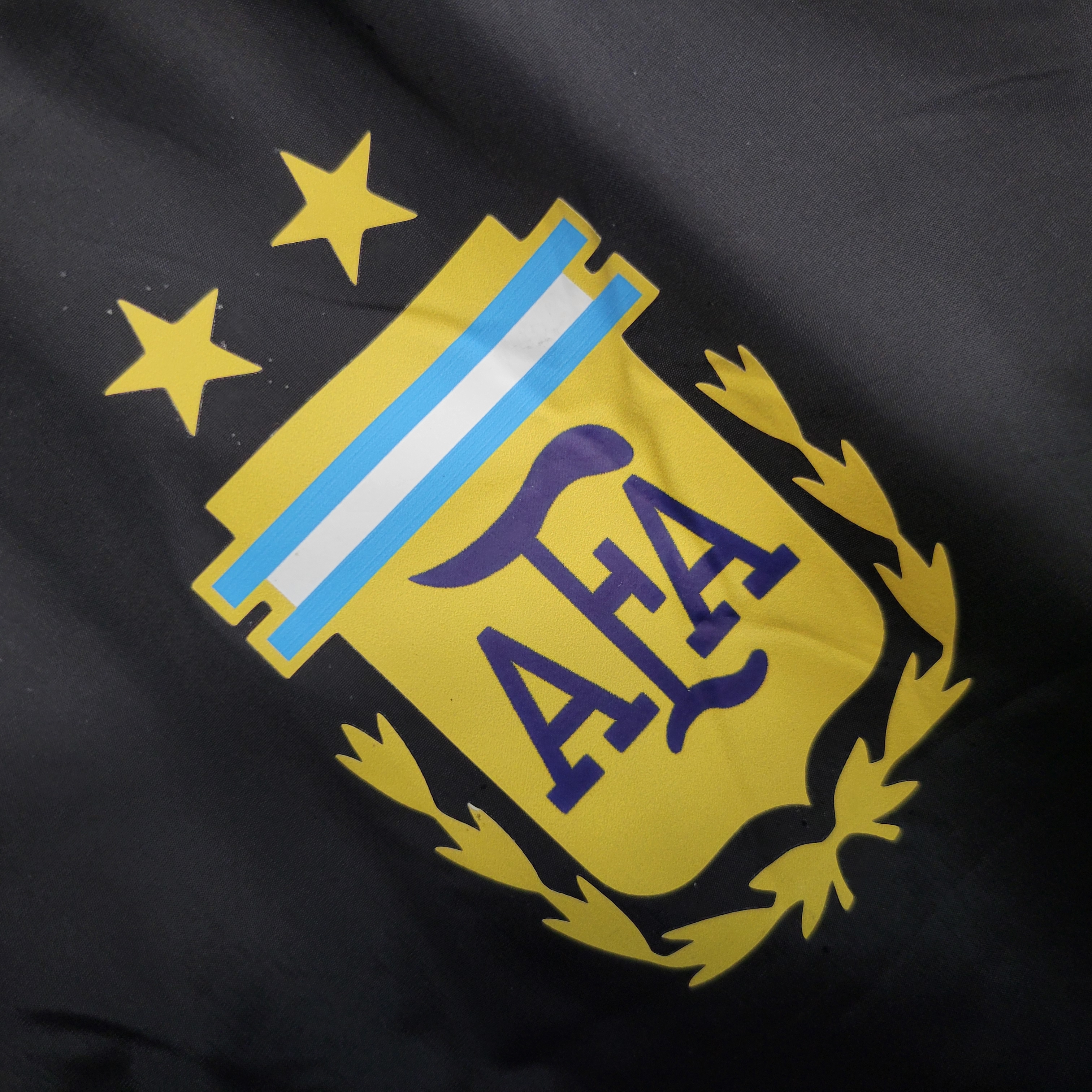 Argentina 23-24 Men's Hooded Thermal Cotton Jacket - SOCCERDEALSHOP