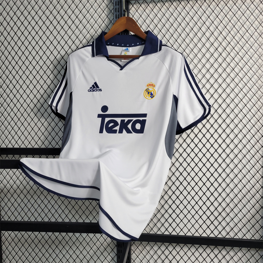 Retro Real Madrid 00-01 Home Stadium Jersey - SOCCERDEALSHOP