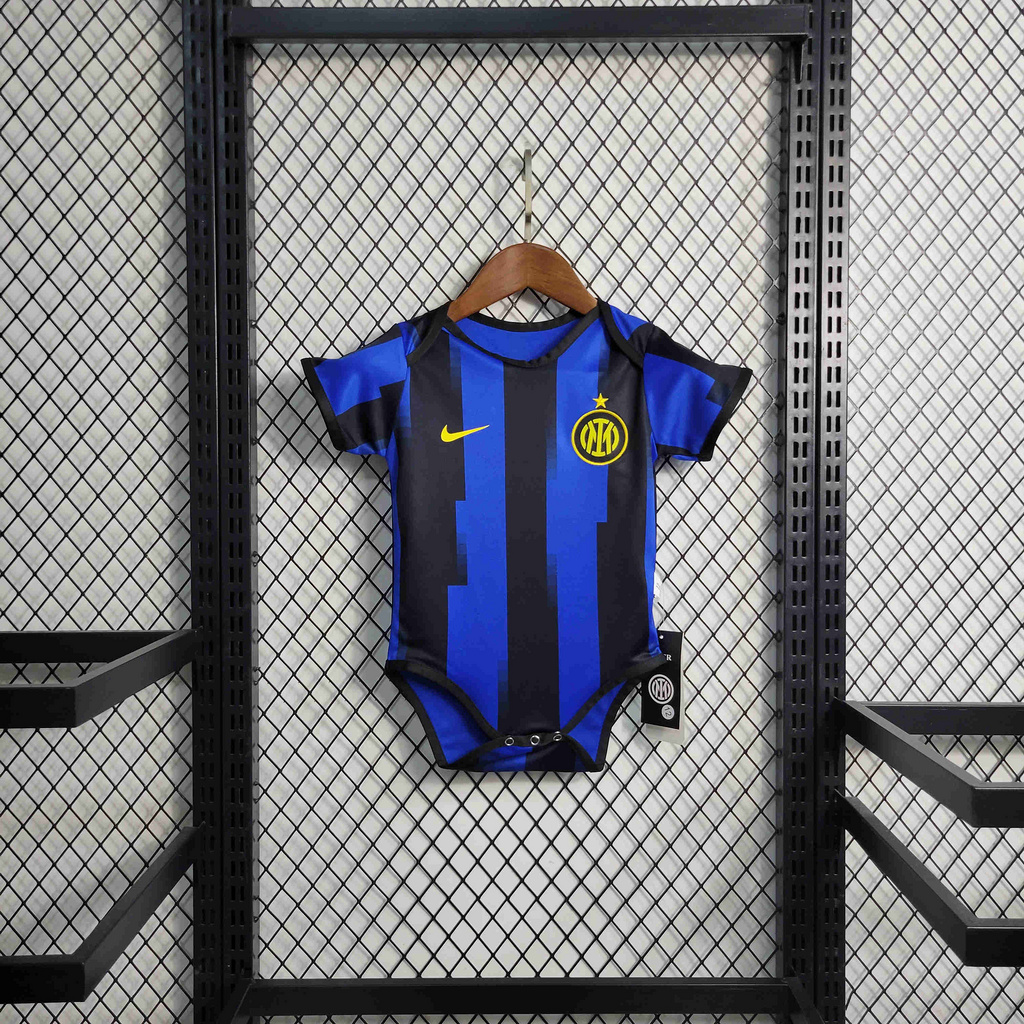 23-24 Inter Milan Home Baby Crawling Suit - SOCCERDEALSHOP