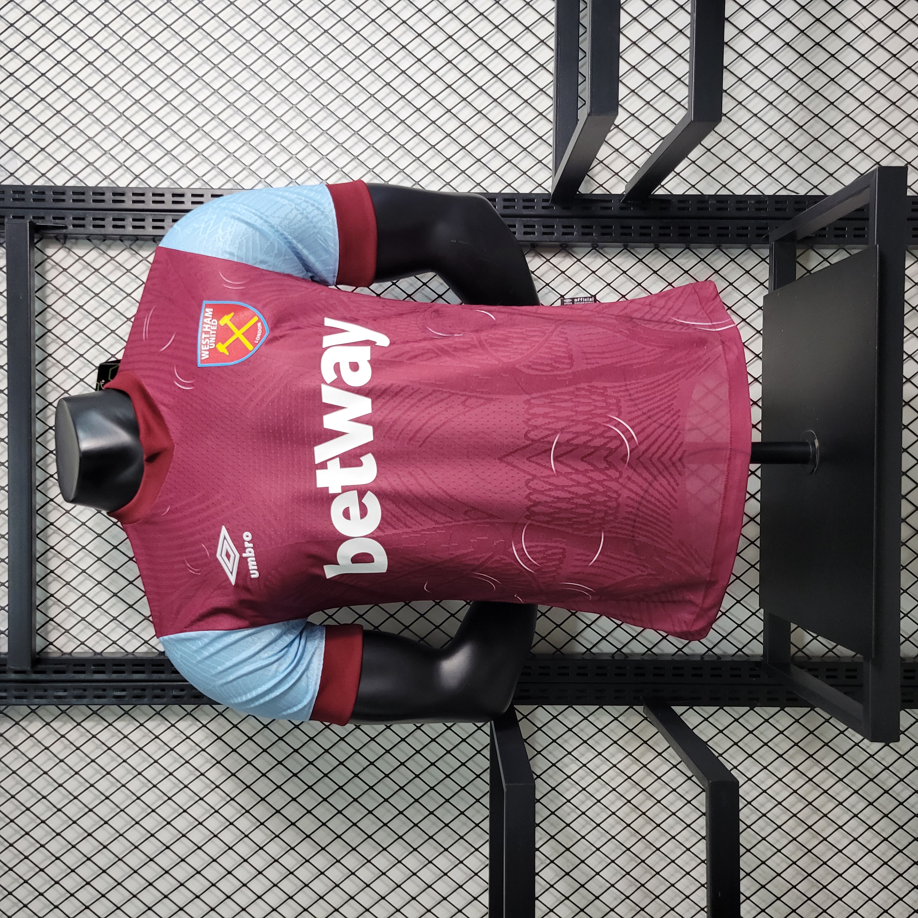 West Ham United 23-24 Home Stadium Jersey - Player Version - SOCCERDEALSHOP