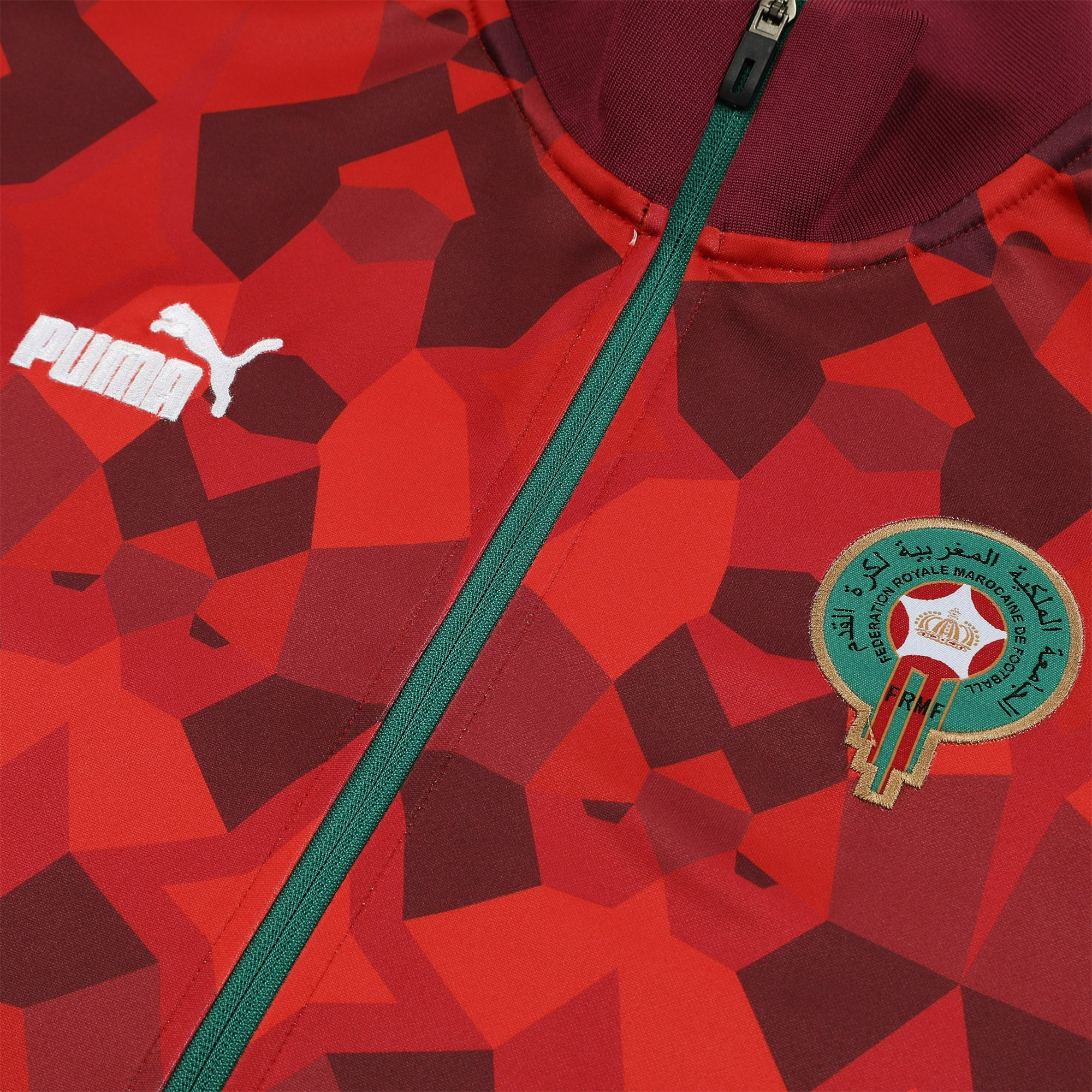 Morocco 23-24 Jacket Training Tracksuit - Red - SOCCERDEALSHOP