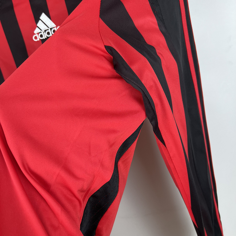 Retro AC Milan 2007-08 Home Long Sleeve Jersey - SOCCERDEALSHOP