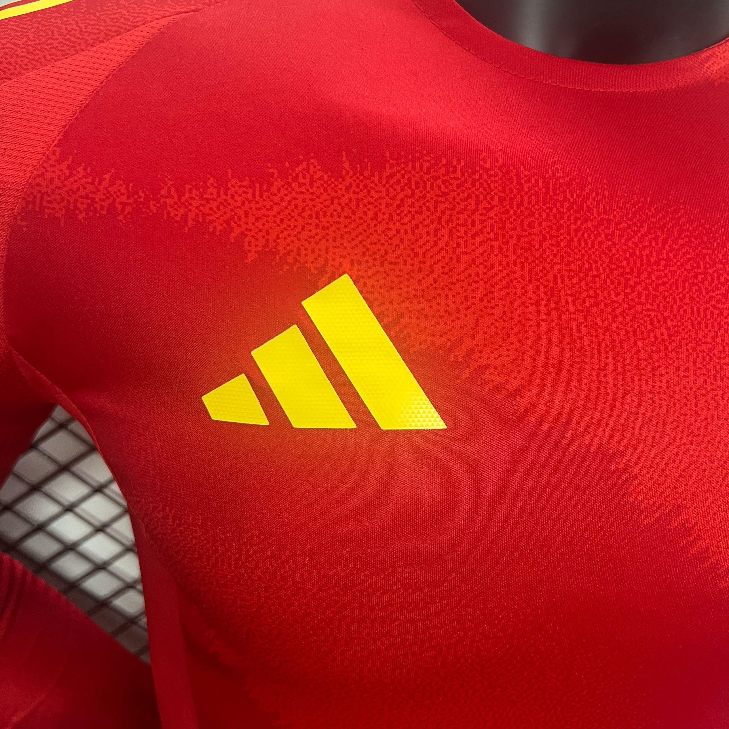 Spain 2024 Home Stadium Long Sleeve Jersey - Player Version - SOCCERDEALSHOP