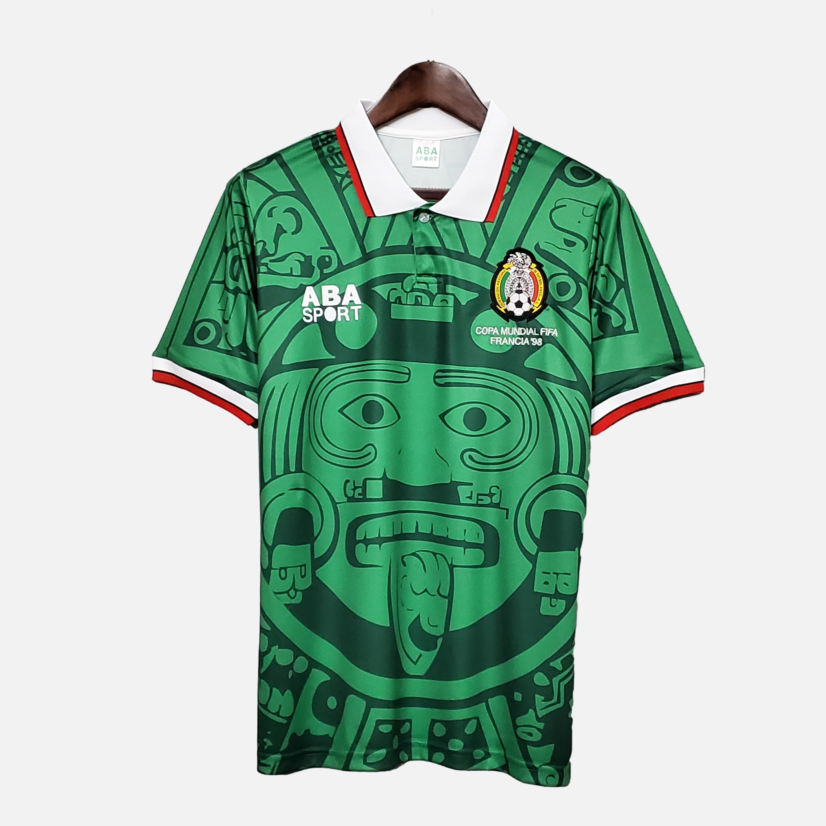 Retro Mexico 1998 Home Stadium Jersey - SOCCERDEALSHOP
