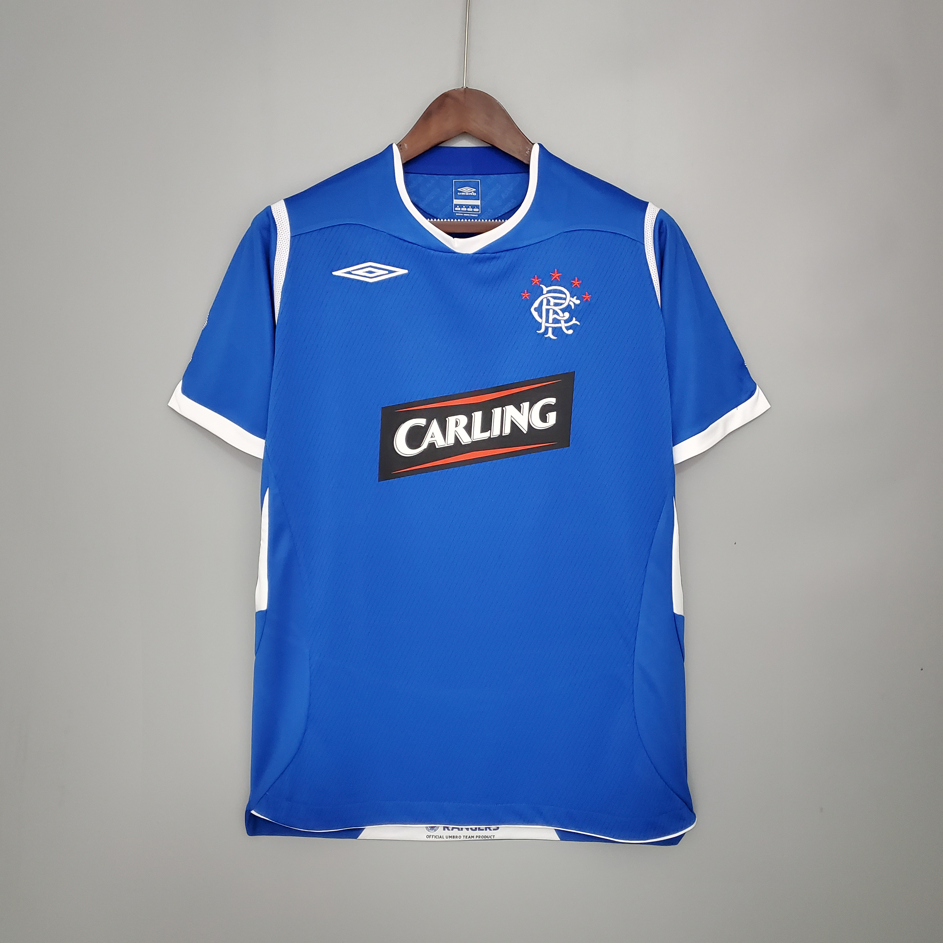 Retro Glasgow Rangers 08-09 Home Stadium Jersey - SOCCERDEALSHOP
