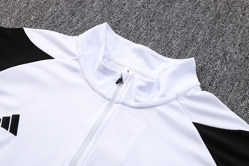 Juventus 23-24 Long Sleeve Training Set - White - SOCCERDEALSHOP