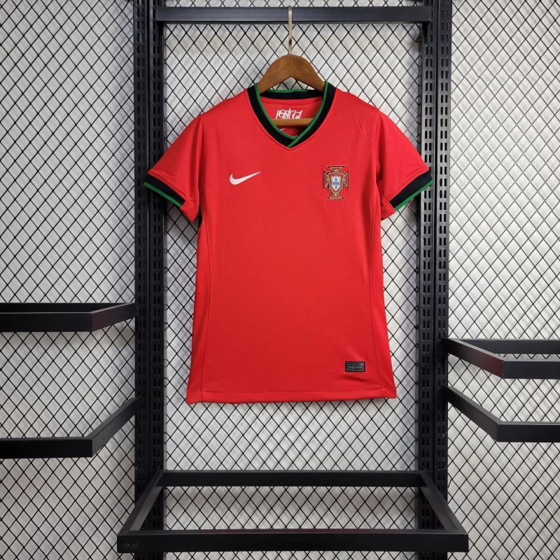 Women's Portugal 2024 Home Stadium Jersey - SOCCERDEALSHOP