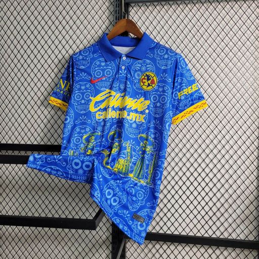 América 23-24 Blue Special Editon Polo Shirt - Fans Version - SOCCERDEALSHOP