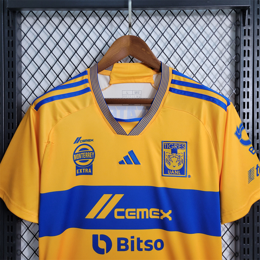 Tigres UANL 23-24 Home Stadium Jersey - Fans Version - SOCCERDEALSHOP