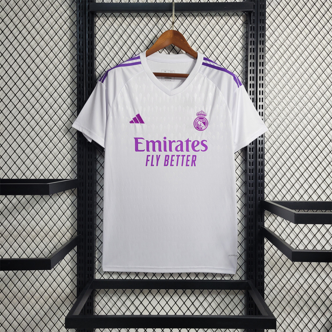 Real Madrid 23-24 White Goalkeeper Jersey - Fans Version - SOCCERDEALSHOP