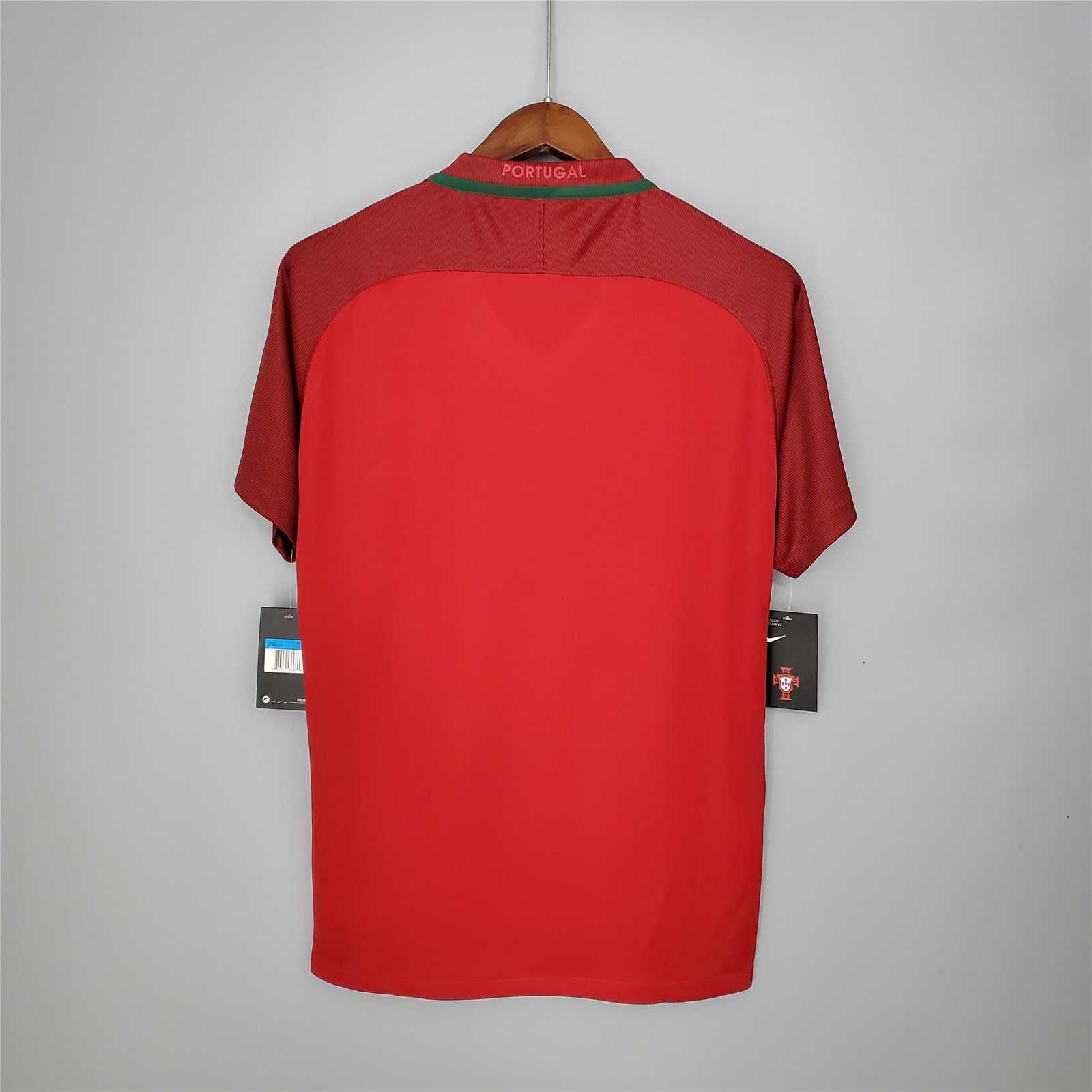 Retro Portugal 2016 Home Stadium Jersey - SOCCERDEALSHOP