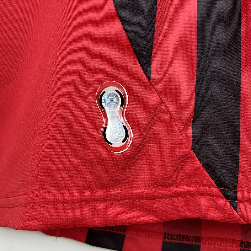 Retro AC Milan 2007-08 Home Long Sleeve Jersey - SOCCERDEALSHOP