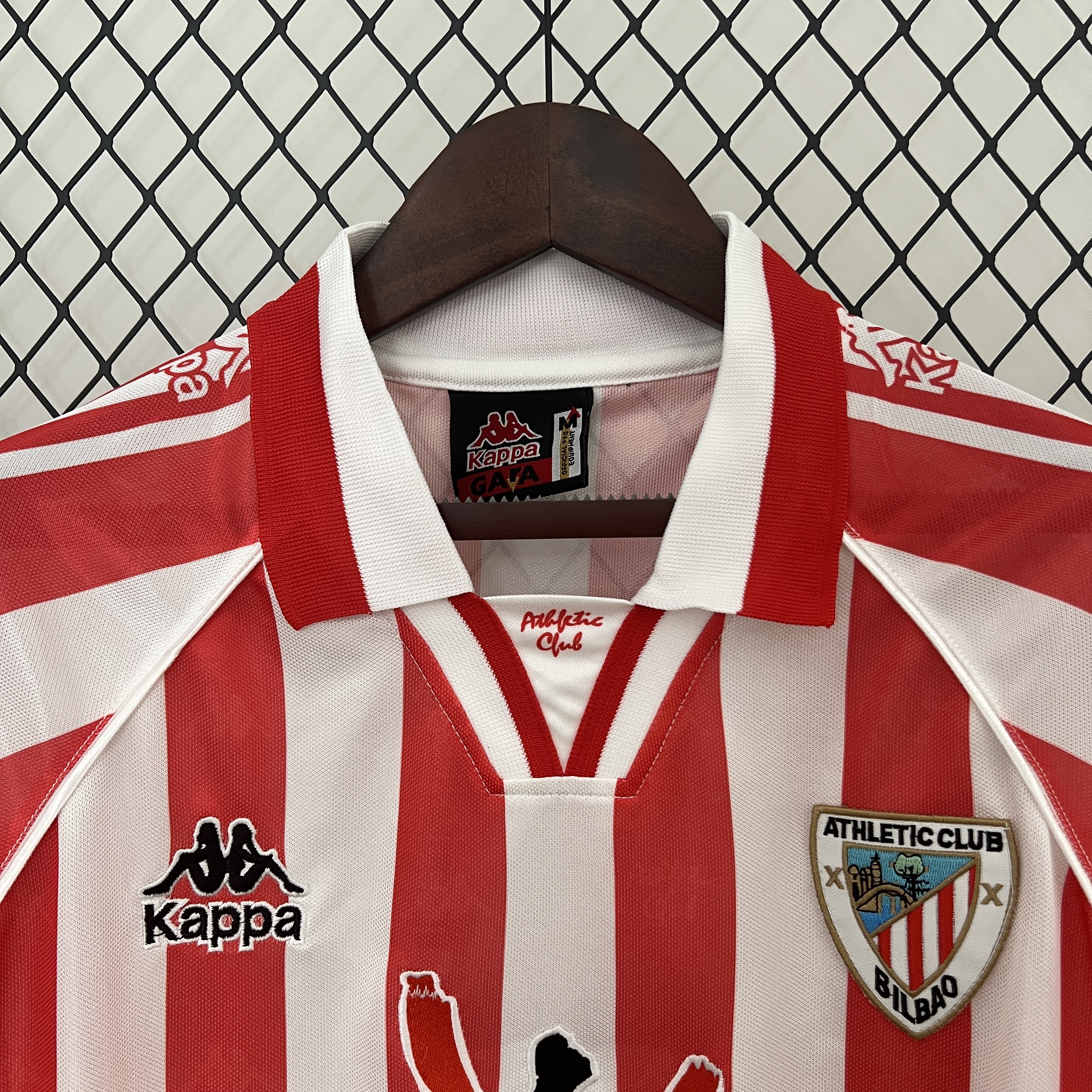 Retro Athletic Bilbao 1997-98 100th Anniversary Home Stadium Jersey - SOCCERDEALSHOP