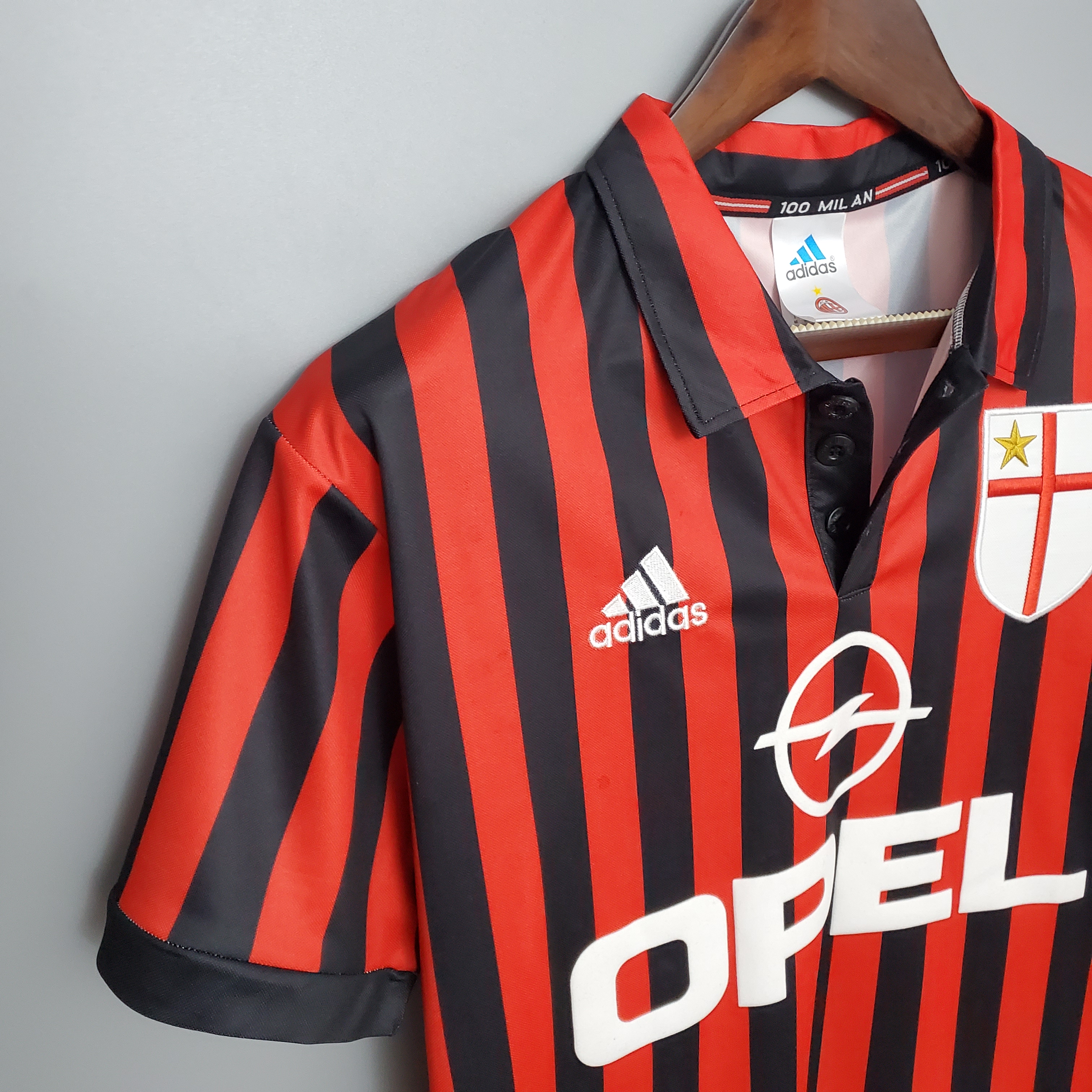 Retro AC Milan 99-00 Home Stadium Jersey - SOCCERDEALSHOP