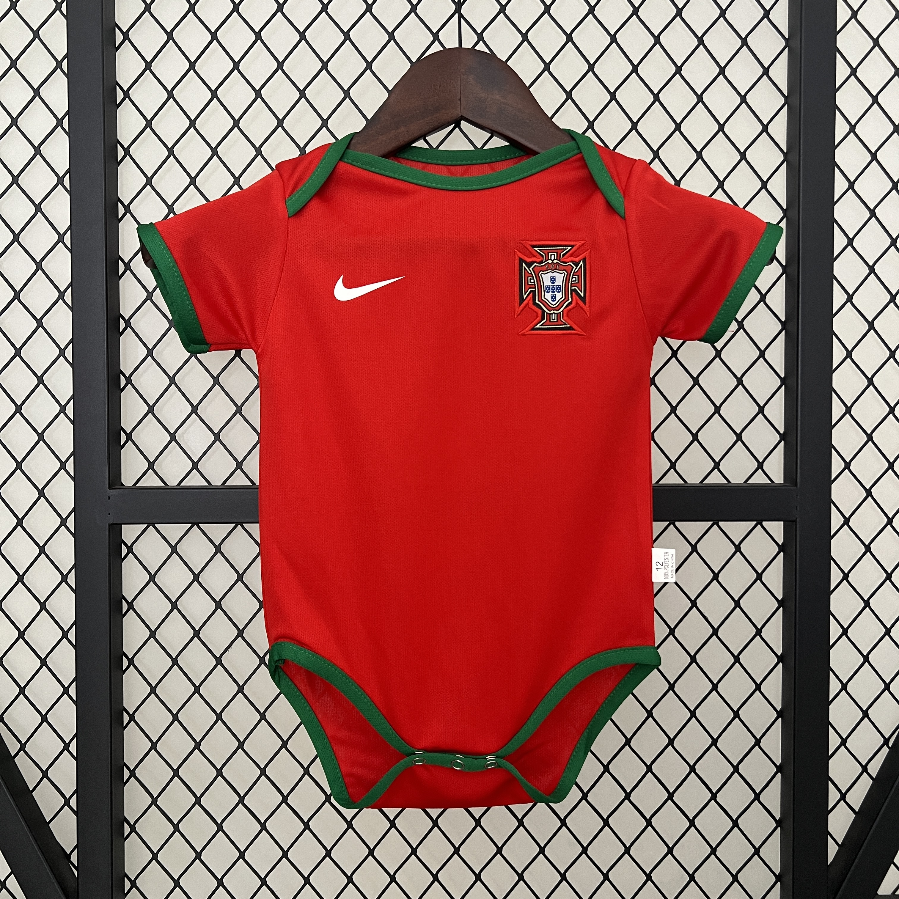 Portugal 2024 Home Baby Crawling Suit - SOCCERDEALSHOP